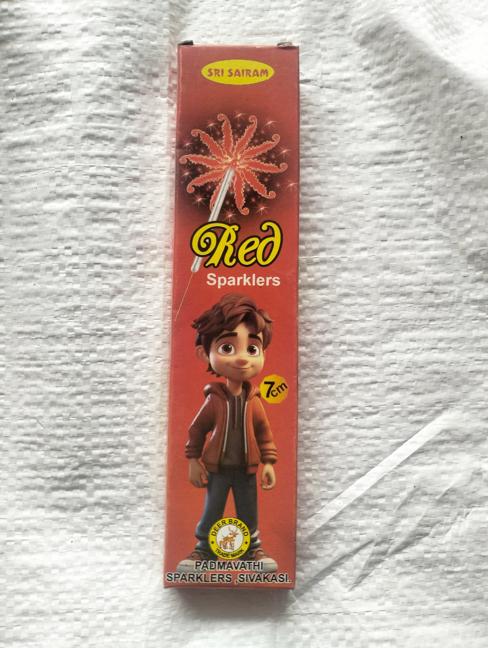7 cm Red Sparklers